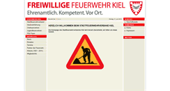 Desktop Screenshot of feuerwehr-kiel.de